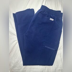 Figs Woman’s Deep Blue Cargo Pants